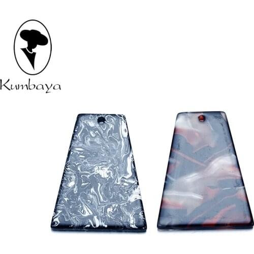 10pcs/lot Acrylic Acetic Acid Materials Trapezoid DIY Charms Women Jewelry Parts Earrings DIY Accessories Handmade Gifts P18426