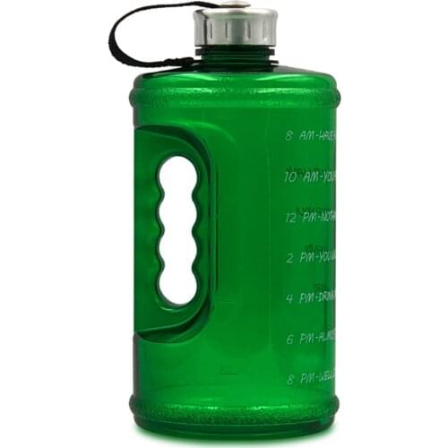 2.2L Motivation Water Bottle with Time Marker Outdoor Camping Hiking Backpacking sport bottle Fitness Workout Sports Bottle