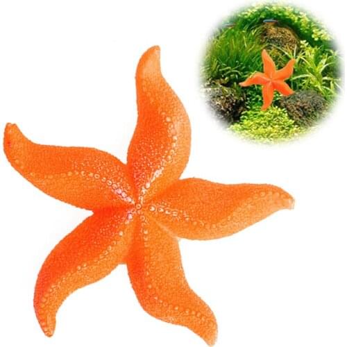 Aquarium Fish Tank Landscape Sea Artificial Coral Starfish Ornament Decoration