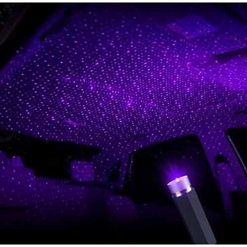 USB Decorative Lamp, LED Car Roof, Star, Night Light, Projector for Ford Focus Fusion Escort Kuga Ecosport Fiesta Falcon EDGE