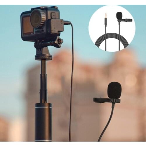 For DJI Osmo Pocket Action 3.5mm Mini Microphone Mic Audio Adapter for Osmo Pocket OSMO ACTION Camera Extension Accessories