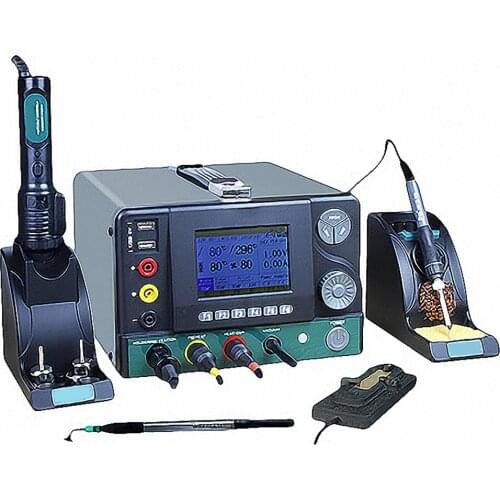 Electric Soldering Iron Hot Air Gun Soldering Station Five-In-One Welding Tool Mobile Phone Repair Kit H95
