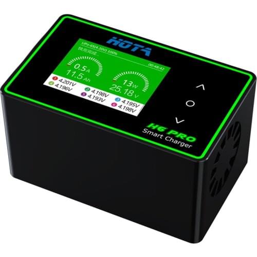 HOTA H6 Pro Model Airplane Drone Lithium Battery Balance Charger FPV RC 1-6S Lipo Battery Charger AC 200W / DC 700W 26A