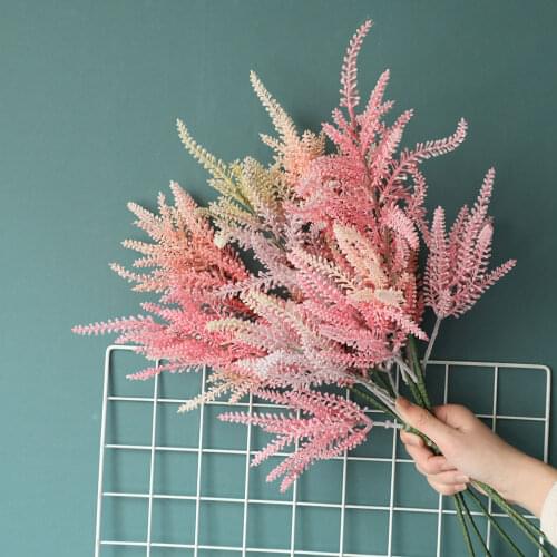 INS perilla plants Artificial flower branch living room floor wedding decor grass fake flower wedding home decor flores