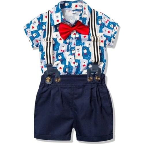 Baby boy clothing Set Boy Baby Cute High Quality baby boy clothes set 2020 Summer Gentleman Infant Boys 100% Cotton Boys Clothes