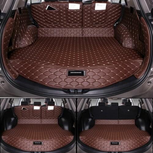 Special 3D No Odor Waterproof Boot Carpets Cargo Liner Rugs Full Set Car Trunk Mats for 2016-2019 Year Toyota RAV4