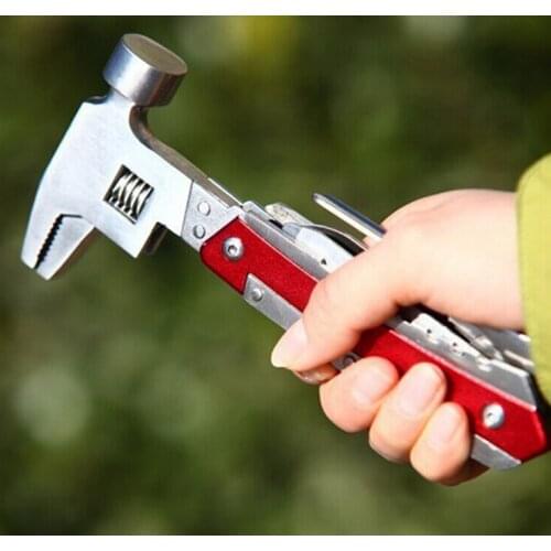 Multi-functional composite needle nose pliers with a screwdriver Stainless steel adjustable wrench Auto repair tools