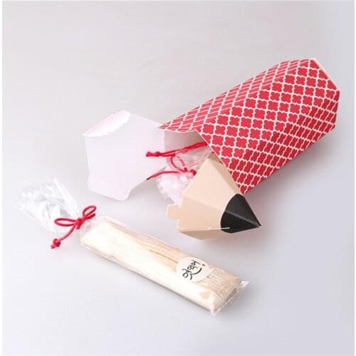 50PCS DIY Pencil Gift box Back to School Gifts Decor Baby Shower Candy Box Birthday Party Decor kid child lovely