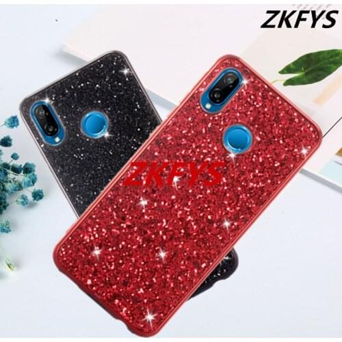 Luxury Gold Foil Glitter Phone Case For Huawei P30 Pro P20 Mate 20 Lite Y5 Y6 2019 Cover For Huawei Honor 10i 8S 8A Pro View 20