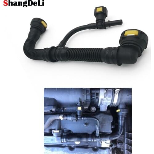 Car Engine Crankcase Ventilation Hoses Breather Pipes For Peugeot 1007 206 SW 207 307 SW Citroen C2 C3 C4