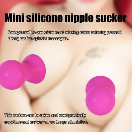 Strong Suction Nipple Clamps Cylinder Massager Nipple Stimulation SM Game Toys Fidget Sex Toys For Women Couples Stress Release