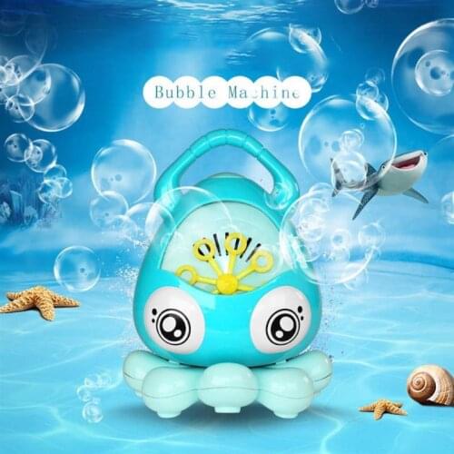 Kids Automatic Bubble Blower Machine Octopus Bubble Maker Funny Handheld Outdoor Toys Fairy Bubble Wand Bubble Blower for Girls