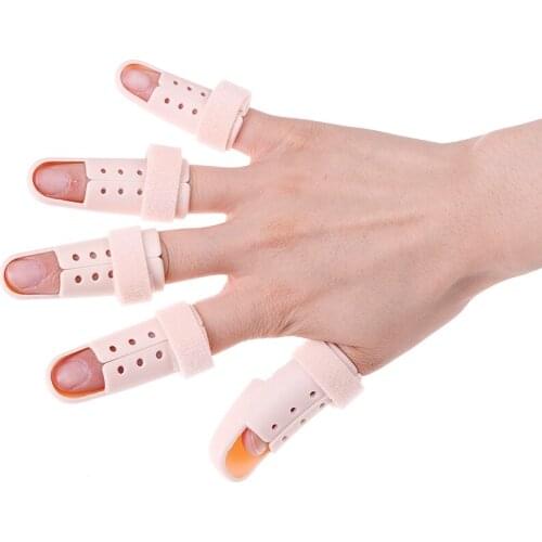 1PCS HOT Finger Fixing Splint Finger Support Protector Pain Relief Trigger Straightener Brace Corrector Supplies
