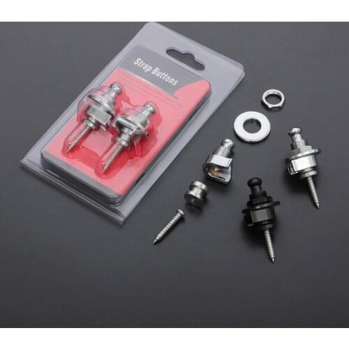 2PCS Universal Guitar Strap Lock Straplock Button Guitar Buckle Skidproof For Guitar Acoustic Electric Bass Strap