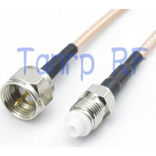 20inch F male plug to FME female jack RF adapter connector 50CM Pigtail coaxial jumper cable RG316 extension cord