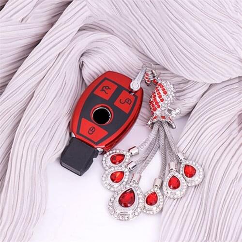 Soft TPU Car Key Cover Protection For Mercedes benz CLS CLA GL R A B C S class AMG SLK Car Styling Cover Accessories Ring