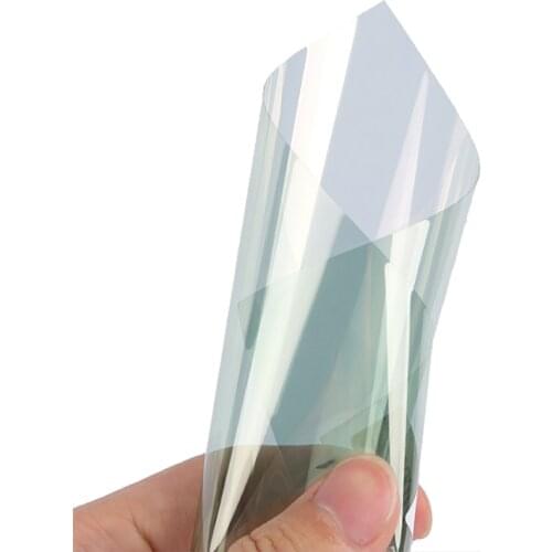 50cmX152cm Anti glare sun protection film privacy protection VLT70% green sputtering window film