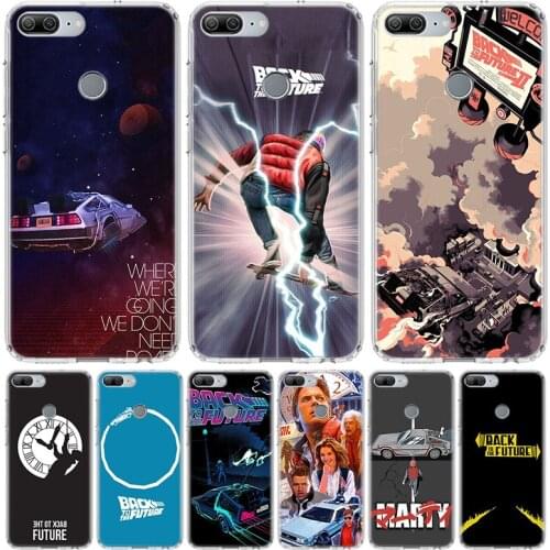Back To The Future Phone Case for Huawei Honor 10 9 Lite Y9 Y5 Y6 Y7 2019 8X 8A 8S 7A 7X 10i 20i Pro V30 Art Coque Capa