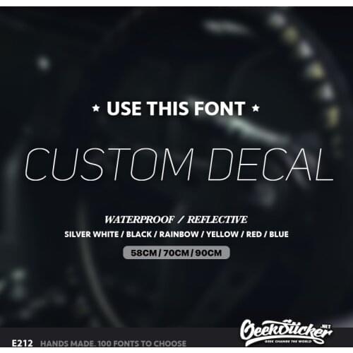 Customizati Auto Car Front Window Windshield Decal Waterproof Reflective Sticker For Mazda Toyota BMW VW Honda Car Styling