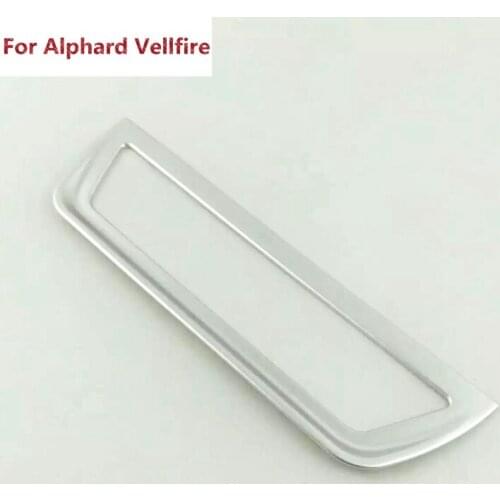 For Toyota Alphard Vellfire 2016 ABS chrome rear tail top roof displayer screen accessories moulding trim car auto cover styling