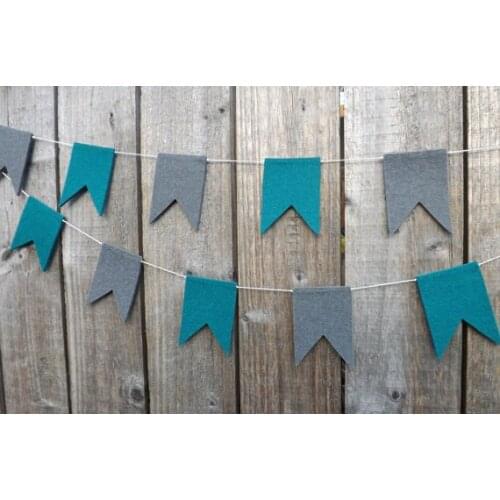 Pennant flags nursery felt Garlands baby shower buntings RUSTIC wedding birthday Church decor baptism banners