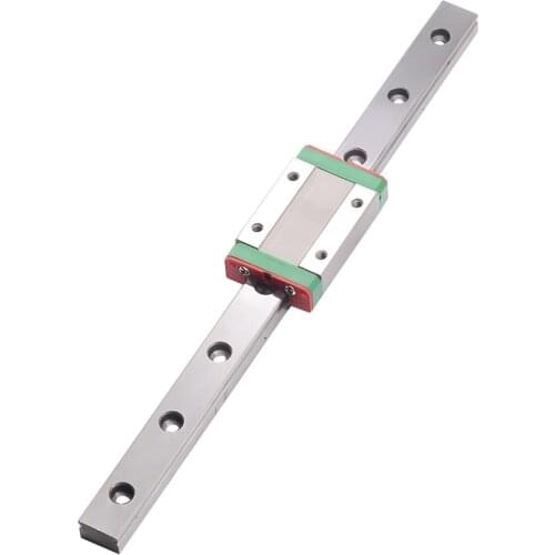 3D print parts cnc Kossel Mini MGN12 12mm miniature linear rail slide 1pc MGN12 linear rail guide +1pcs MGN12 H carriage