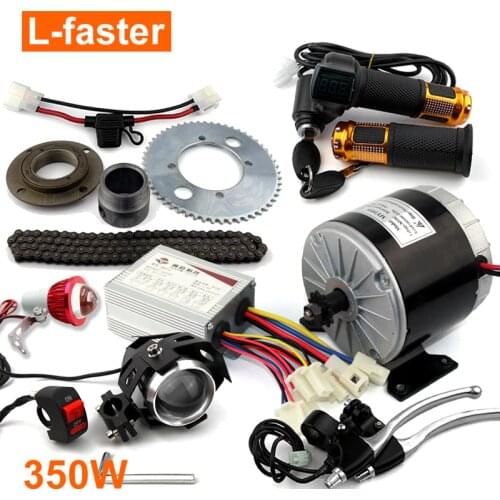 24V36V 350W Electric Scooter Brush DC Motor Kit MY1016 Engine With 25H Chain System Electric Bike Chain-drive Motor Replacement