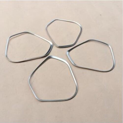 Brand New For Honda Fit 2014 4PCS High Quality ABS Chrome Car Stereo Audio Speaker Cover Trim Car Styling Accessories