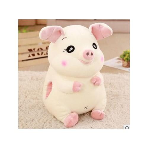 New style about 40cm love pig plush toy cartoon pig very soft cotton hand warmer soft doll Christmas gift b1988