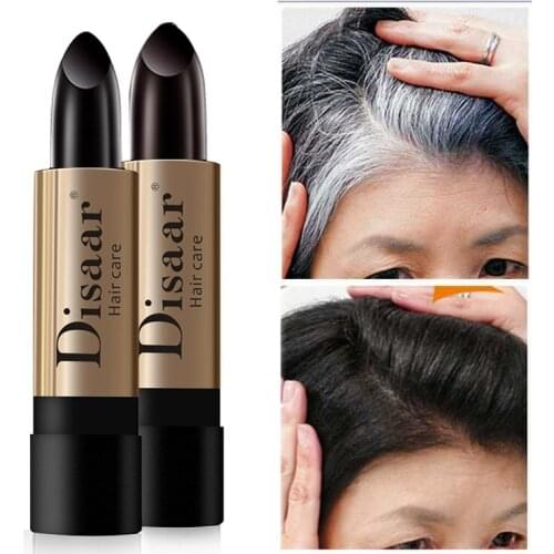 10g One-Time Hair dye Instant Gray Root Coverage Hair Color Modify Cream Stick Temporary Cover Up White Hair Colour Dye 10g