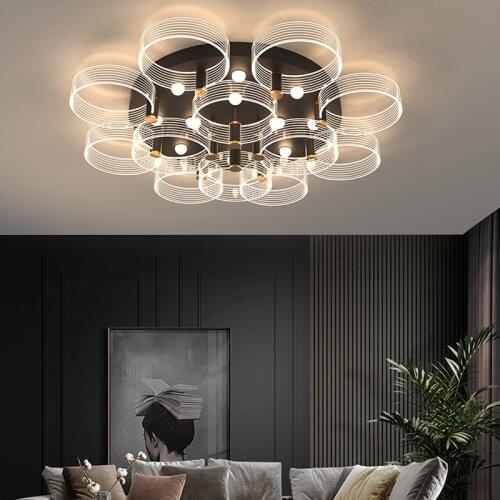 Living Room Lamp Simple Modern Atmosphere Home Bedroom Lamp Nordic Lamp Creative 2021 New Ceiling Lamp Lighting