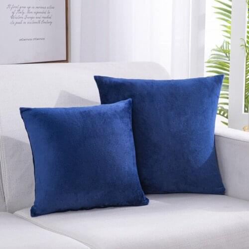 Luxury Velvet Cushion Cover Pillow Cover Pillowcase Green Yellow Pink Blue Home Decorative Sofa Throw Pillows Cover