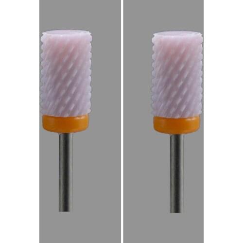 Pink -4PCS-Ceramic Nail Drill Bit - Large Barrel Bit -2079.066