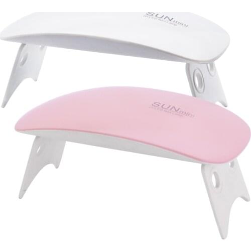 NAILCO 6W SUNmini LED Nail Dryer Portable Micro USB Cable Home Use Drying UV Lamp for Gel polish Manicure Base top coat Varnish