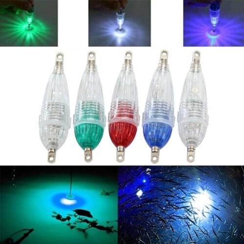 Mini LED Glowing Deep Sea Drop Underwater Tackle Fishing Squid Lure Light Lamp Fishing Squid Lure Light Lamp Night Fish Lights