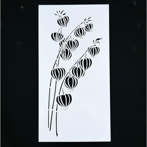 1PC Lantern Shape Reusable Stencil Airbrush Painting Art DIY Home Decor Scrap booking Album Crafts Gift