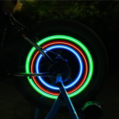Bicycle Wheel Light Bike Hub Spoke Light LED Cycling Spoke Light Signal Light Bicycle Cycling Wheel Spokes Lights For Riding