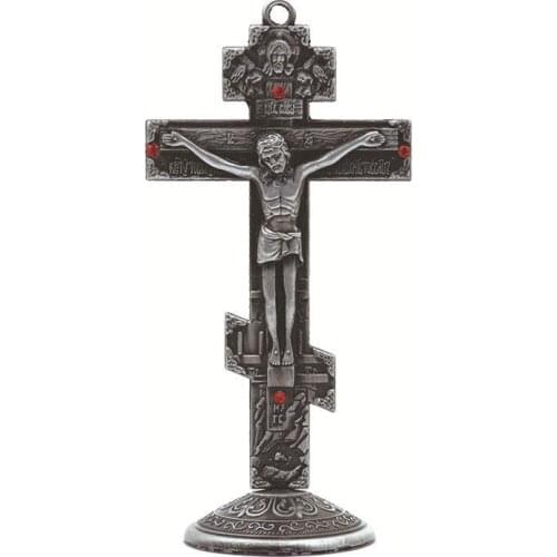 Vintage Russian Orthodox Church Icon Cross Home Church Car Interior Exquisite Ornaments Decoration Ornaments Religious gift