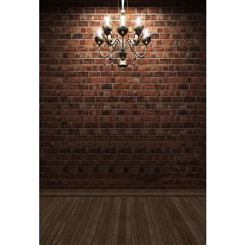 VinylBDS 200Cm*150Cm Fundo Brick Wood Chandelier3D Baby Photography Backdrop Background Lk 2005