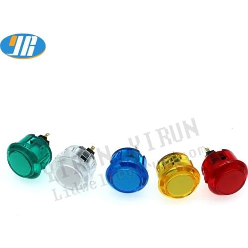 1pcs 30mm 24mm Push button switch Transparent clear Buttons Arcade start button High quality Micro Switch