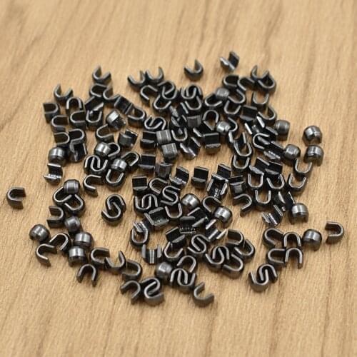 5# 150pcs New Metal Zipper Up Stopper U Shaped Opening DIY Craft Clothes Pants Sewing Zipper Accessories