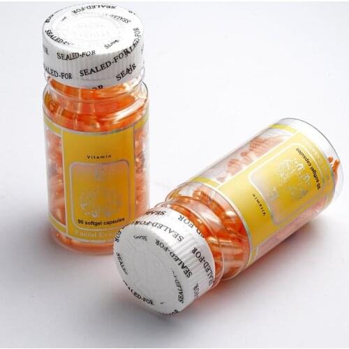 90Pcs Serum Wrinkle Removing Whitening Cream Ve Vitamin E Capsules Freckle Capsule Skin Care Capsules