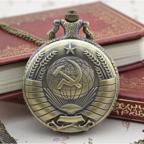 Free Shipping Hot Selling Real Quartz Pocket Watch Pendant Vintage Pocket Watch Necklace Gift Watch Collection Wholesale
