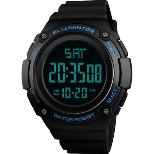 SKMEI Men Sports Watches 50M Waterproof Military Casual LED Digital Watch Chronograph Shock Digital Wristwatches 1346