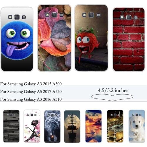 Coque For Samsung Glalaxy A3 2015 A300 Case Cover Soft Fundas for Samsung A5 2017 A520F Case Capa for Samsung A5 2016 A510F Case