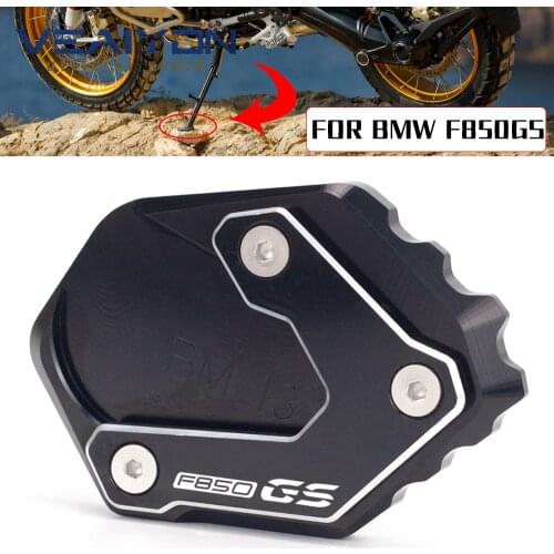 For BMW F 750 GS 850 GS 2018 - 2020 Motorcycle Side Stand Enlarger Plate Kickstand Enlarge Foot Pad Support Accessories 2019