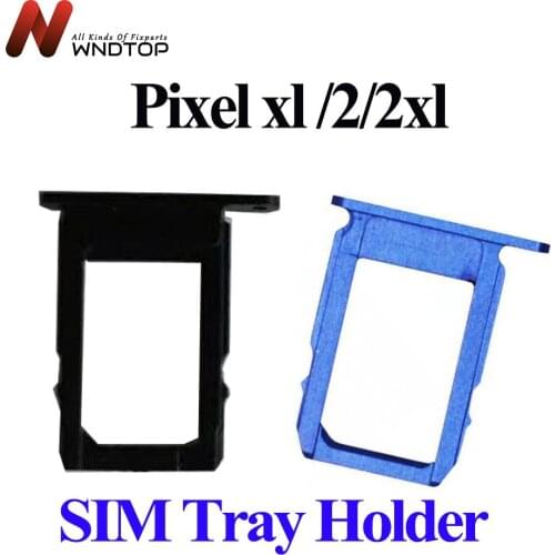 For Google Pixel 2 SIM Card Holder Tray Sim Card Tray Holder Slot Adapter For Google Pixel 2 XL SIM Crad tray