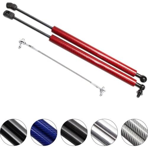 For Peugeot 3008 2008-2016 Auto Front Hood Bonnet Modify Carbon fIBER Gas Struts Shock Damper Lift Support Absorber