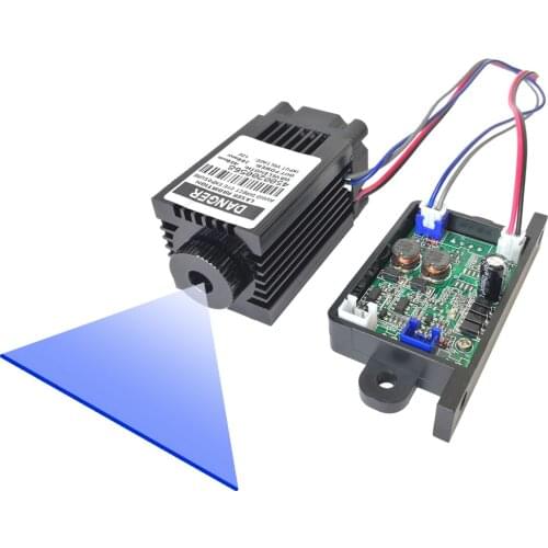 Blue Laser Line Generator 445nm - 450nm 200mW TTL / PWM DC 12V