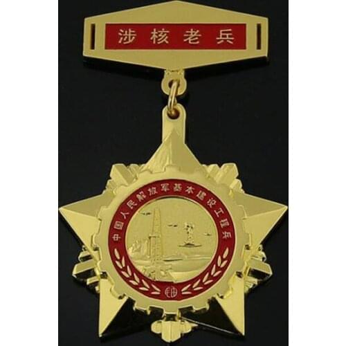 Custom metal three-dimensional badge patches clothes alloy tag customized high quality electroplating process